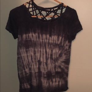 Purple tie dye shirt